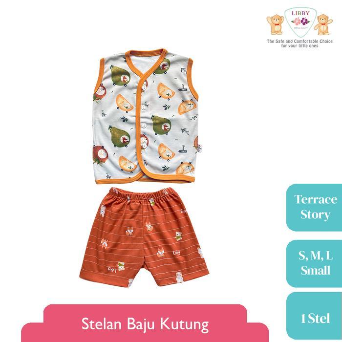 LIBBY Stelan Baju Kutung Anak Kecil Motif Terrace Story (1stel)