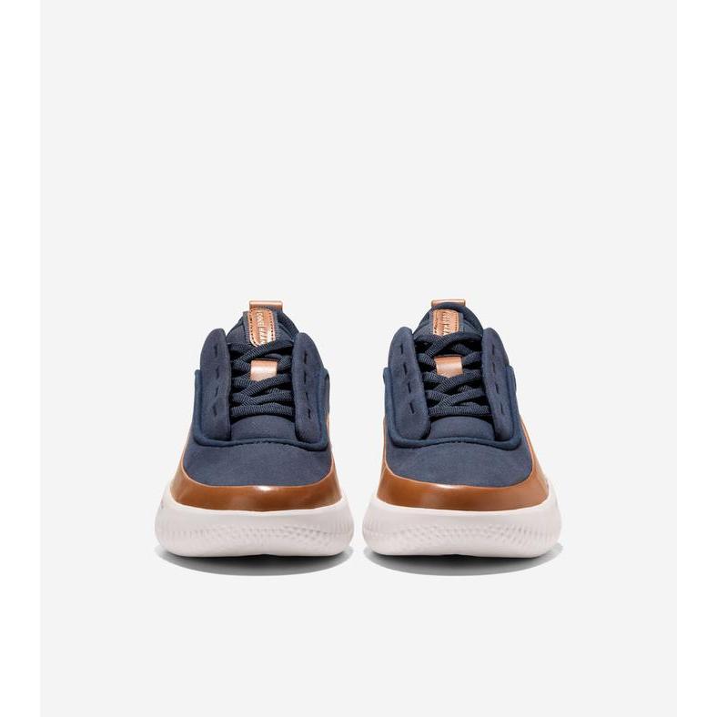 TERBARU Cole Haan Men Generation Zerogrand Ii Prql - Sepatu Pria (Navy)
