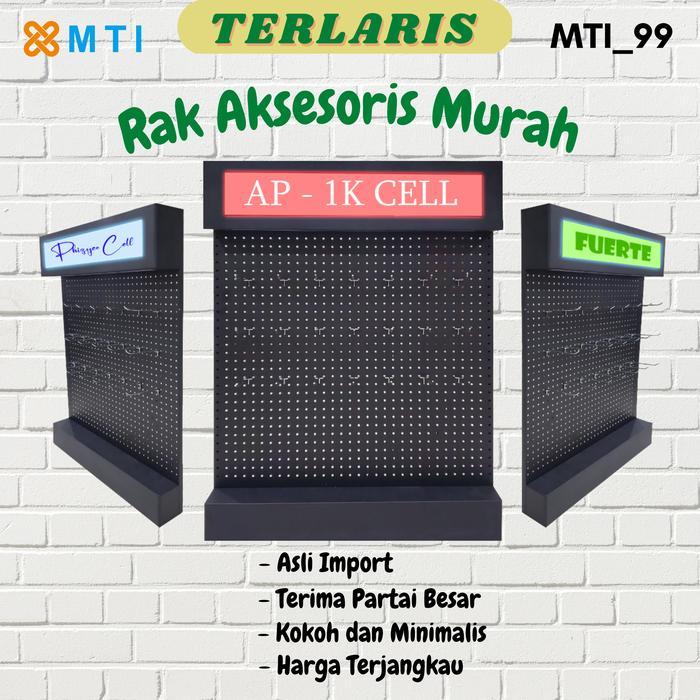 New RAK AKSESORIS MINI/RAK GANTUNG/RAK CONTER HP/RAK DISPLAY Rumah