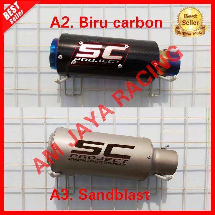 KNALPOT SC PROJECT NINJA 250FI/250 FI/250 KARBU/ABS/SE/RR MONO/SLIP ON