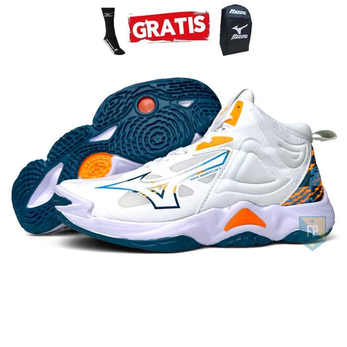 League Sportt - Sepatu Voli Wave Momentum 3 Sepatu Olahraga Volly Pria Dan Wanita
