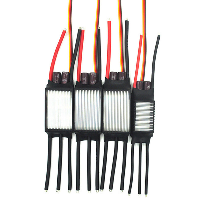 Programmable ESC 40A/60A/80A/100A Bidirectional Water-cooled brushless ESC With Heat Sink for RC Car