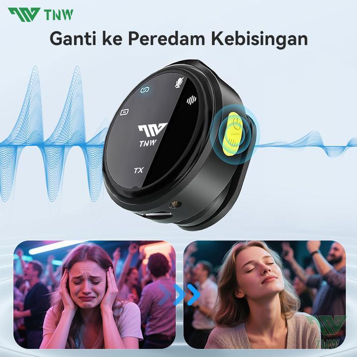 TNW A30 WIRELESS CLIP ON MIC MICROPHONE LAVALIER MICROPHONE WIRELESS DUAL MIKROFON WIRELESS MIKROFON