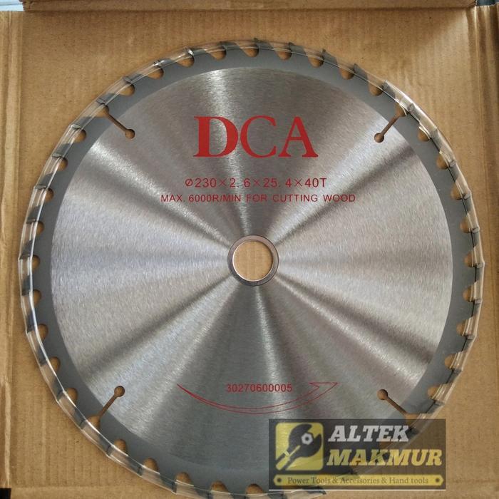 DCA MATA GERGAJI BULAT / CIRCULAR SAW BLADE 9 INCH 40T-60T WOOD-KAYU