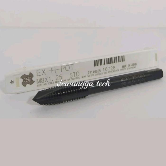 OSG M8X1.25 PO TAP M8 X 1.25 POINTED TAPING M 8 X 1 . 25 HARGA SPESIAL