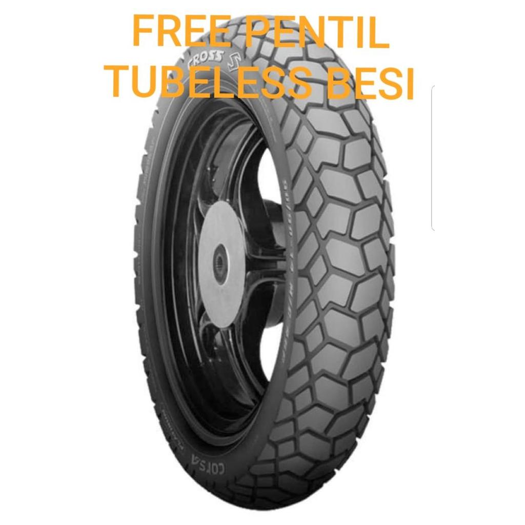 Ban Luar Corsa 80/90-14 Cross S Tubeless