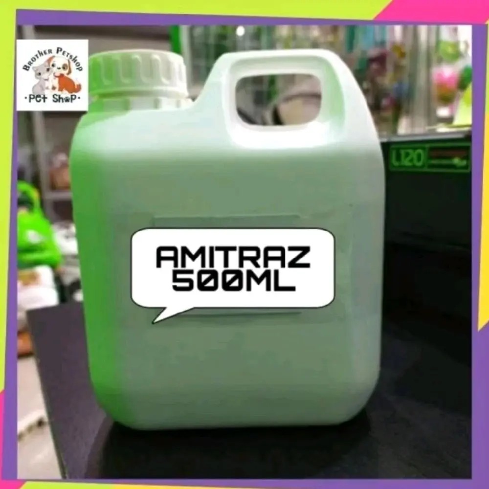 Amitraz 500 ml obat paling ampuh pembunuh kutu / obat kutu ampuh anjing