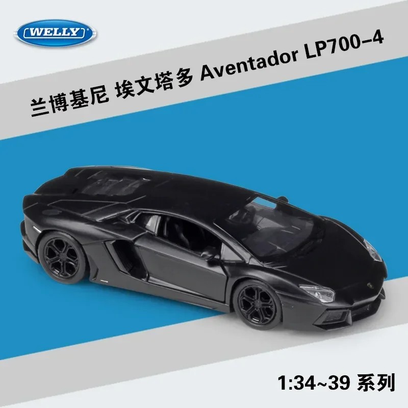 WELLY 1:36 Lamborghini Aventador LP700-4 Diecast Car Model Sports Car