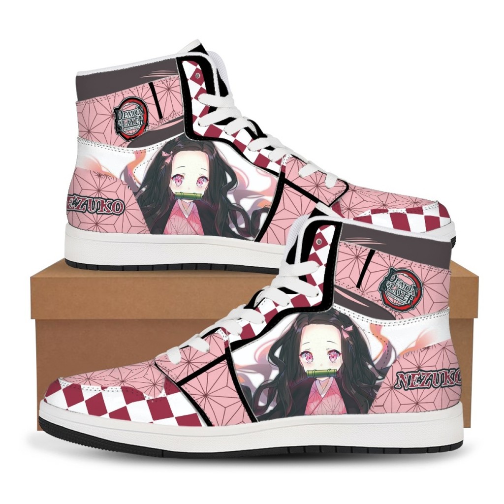 Demon Slayer Kimetsu No Yaiba Sneakers Basketball Anime Fashion Men's Shoes Women's Shoes Unisex