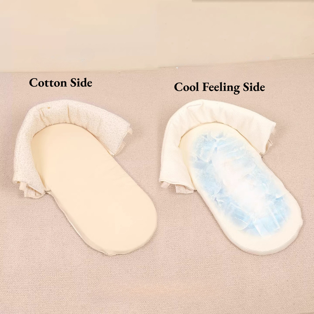 Double-sided Pet Dog Stroller Cushion Cool Feeling Fabric Cushions For Puppy Stroller Summer