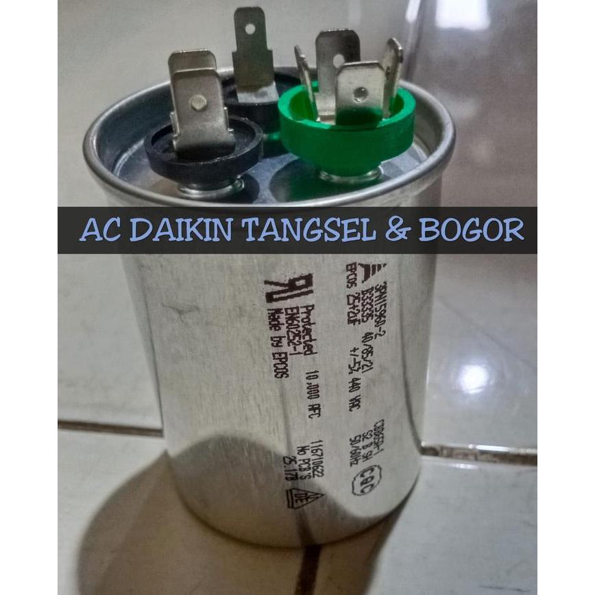CAPACITOR / KAPASITOR AC DAIKIN 1PK FTM25JV14 25+2UF