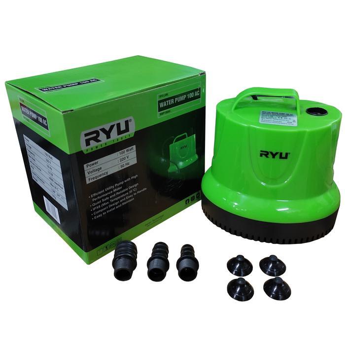 RYU POMPA AIR CELUP KOLAM IKAN AQUARIUM AC SUBMERSIBLE PUMP RWP100AC PREMIUM