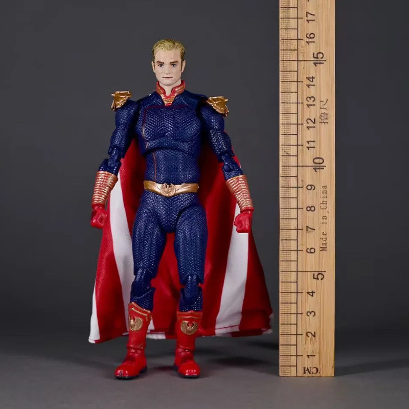 MAFEX 151 Homelander Articulated Action Figure The Boys Movie Collectible With Replaceable Heads