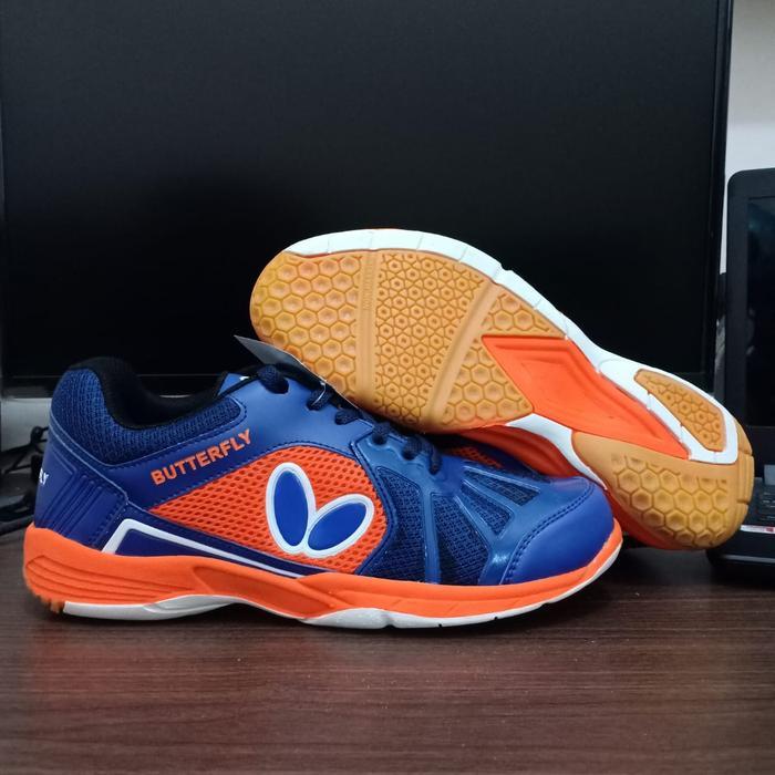 Sepatu Tenis Meja Pria, Butterfly Lezoline Sonic, Hijau Muda.