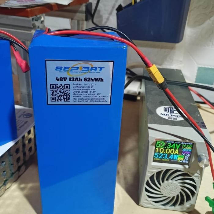 Premium Battery Pack Sepeda Motor Listrik Lithium 48V 12Ah 20Ah 30Ah 40Ah 60Ah 100Ah