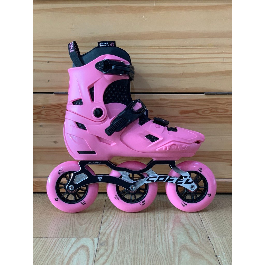 Sepatu Roda Anak Inline Skate Flying Eagle S7 Speed - Pink