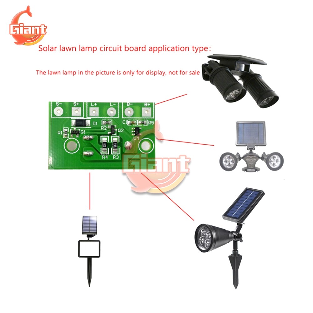 3.7V 1A Solar Lamp Controller Solar Lantern Controller Solar Lawn Lamp Control Board Photo-Induction
