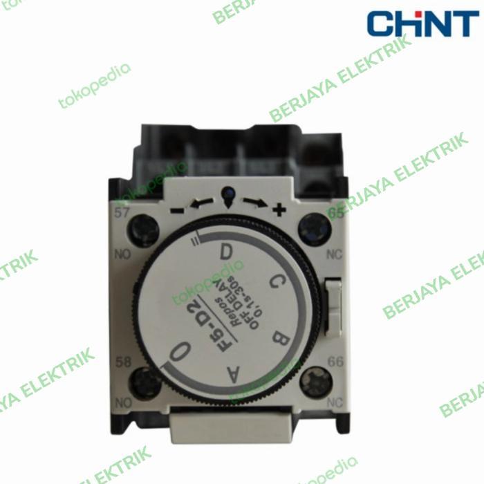 CHINT F5-D2 AUXULIARY CONTACT OFF DELAY / AUX KONTAK BANTU OFF 0,1-3S BEST QUALITY