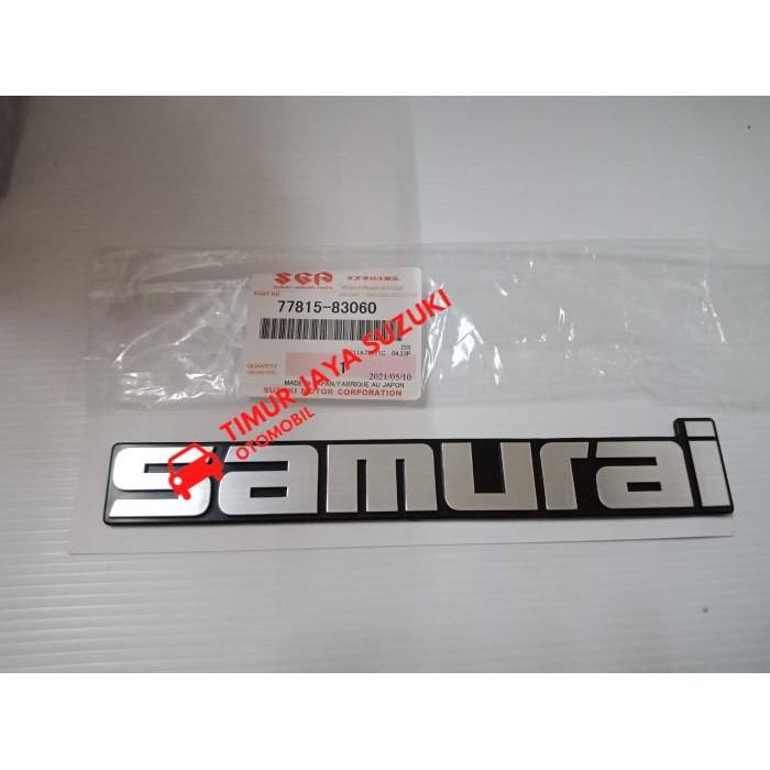 EMBLEM SAMURAI SPAREPART SUZUKI ASLI