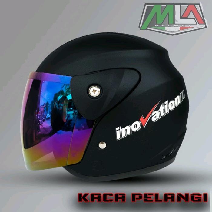 helm murah sni/helm half face murah /helm half face dewasa model gm evolution polos kaca rainbow