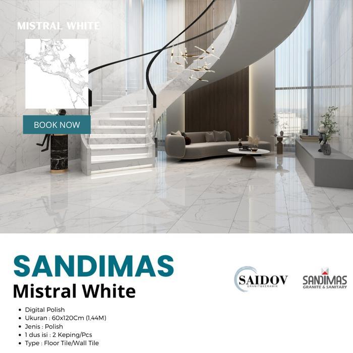 Granit Sandimas Mistral White 60x120 [FREE ONGKIR]