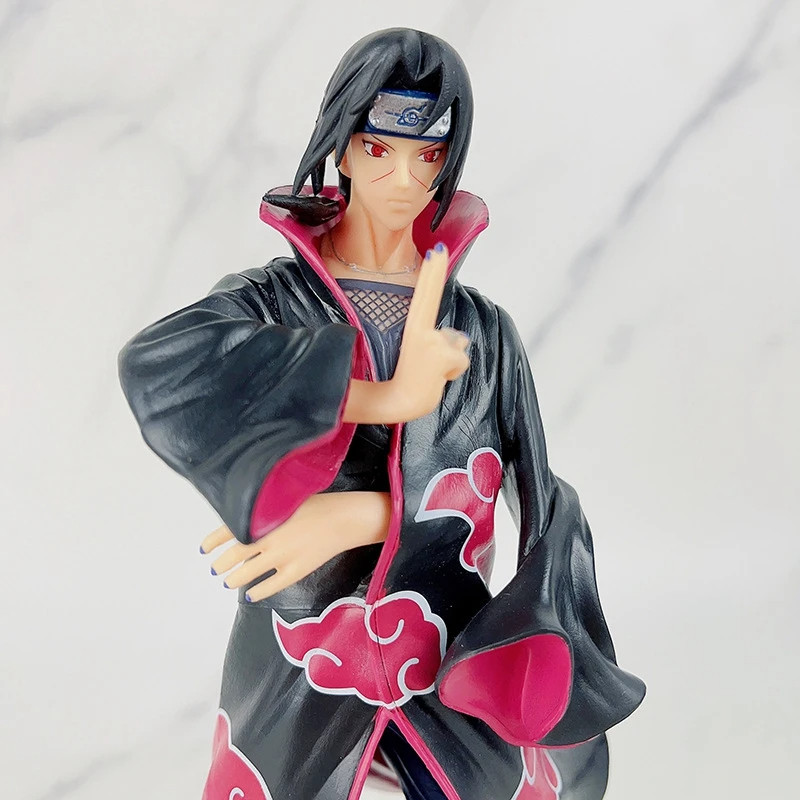 Hot Anime Naruto Shippuuden Uchiha Itachi Akatsuki Organization GK Dress Up Model Toy Gift