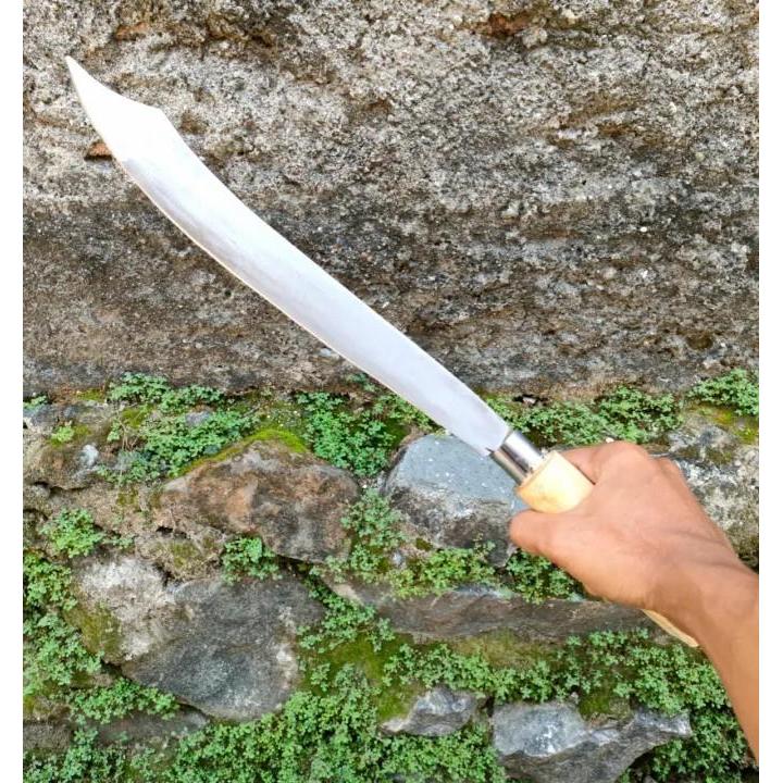 parang baja per panjang55cm / golok panjang baja / golok hutan baja
