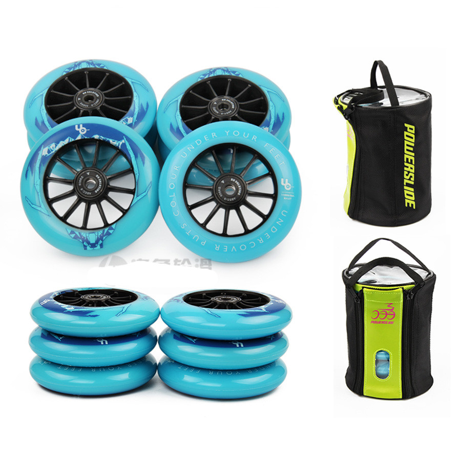 100% Original Powerslide UC Matter Wheels Under Cover Speed Inline Skates Wheels 86A 84 90 105 110mm