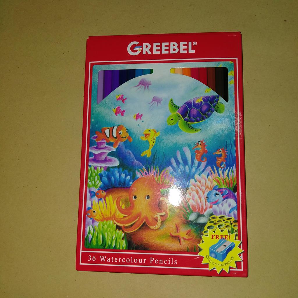 Pensil Warna Greebel 36 warna Watercolour