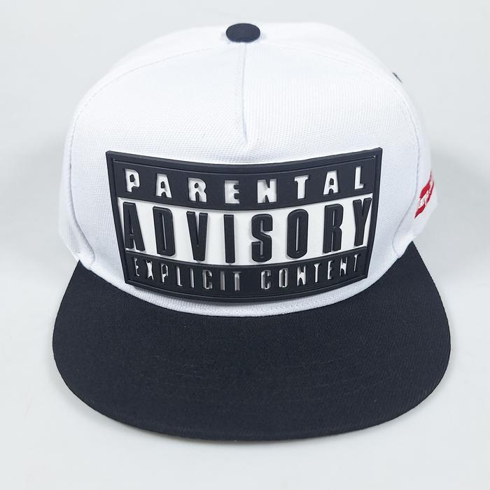 Topi Snapback Hat Hip-Hop Parental Advisory Explicit Content - U60 - 01920