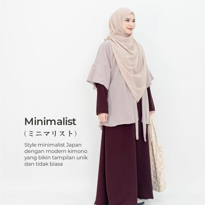 Mininos Yuki Set Kimono Setelan Gamis Outer Japan Style Terbaru Diskon Sale