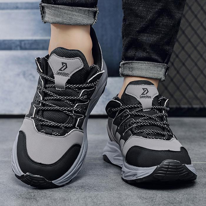 Eiger Summit Gear - Techdoo Sepatu Hiking Gunung Pria Casual Sepatu Outdoor Gunung Tali Sneakers
