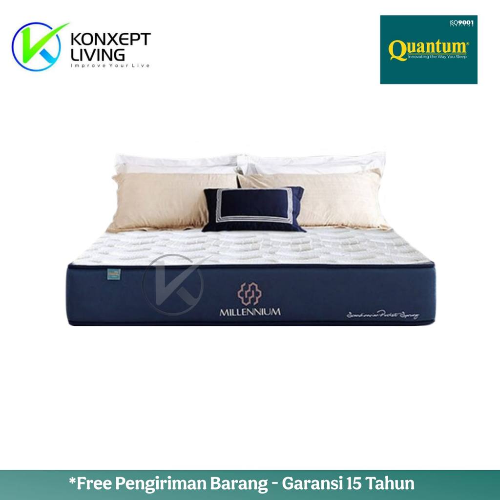 Quantum Springbed Millennium Scandinavian Ukuran 200x200 Mattress Only