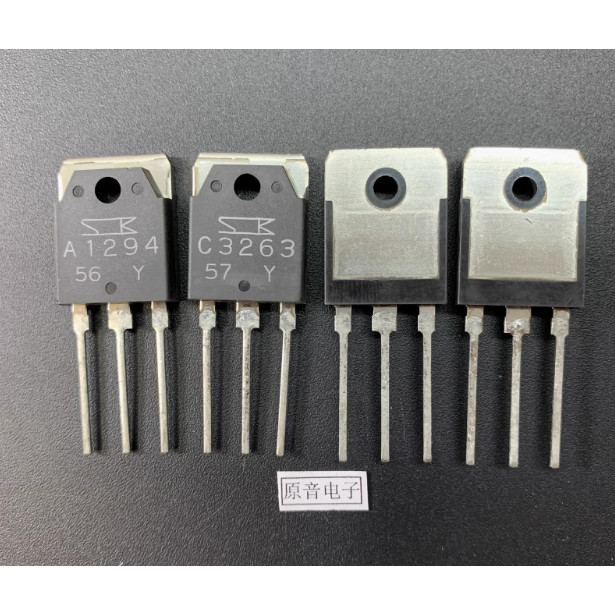 10PAIR/30PAIR SALE ORIGINAL JAPAN SANKEN POWER AMPLIFIER ON THE TUBE 2SA1294 2SC3263 Y SOUND ON THE