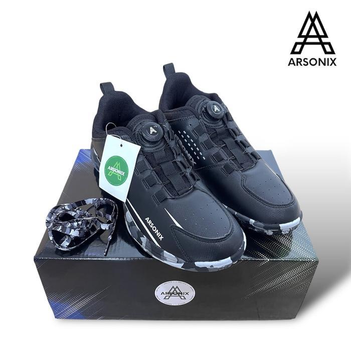 SEPATU BADMINTON ARSONIX CAMO ORIGINAL ( FREE TALI SEPATU )