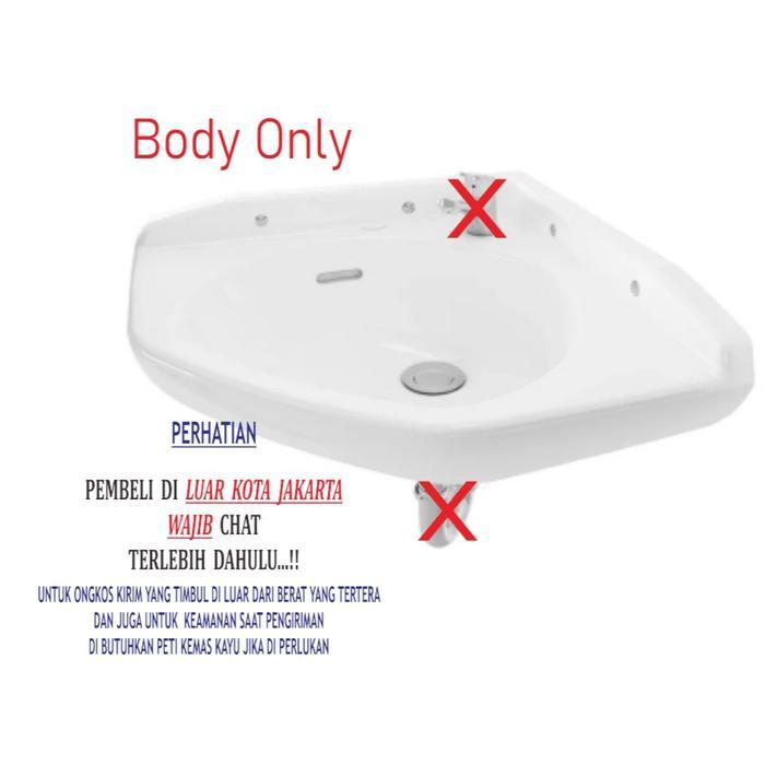 Wastafel SUDUT TOTO LW7CJ BODY ONLY