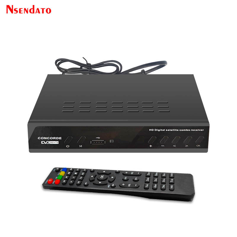DVB T2 S2 Combo Digital Terrestrial Satellite TV Receiver Support PVR Full HD DVB-T2 DVB-S2 Combo