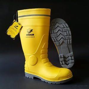 Safety boot / Sepatu Boot Cougar Gumboot Yellow 1911 Original