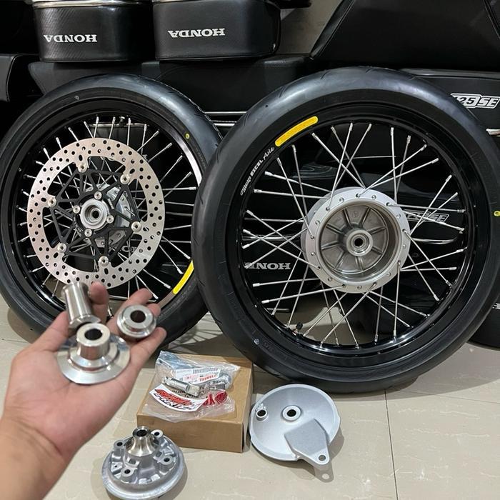 Paket velg set takasago excel 160.185 17 tromol depan jupiter belakang rx king ban FDR MP27 90.80 pn