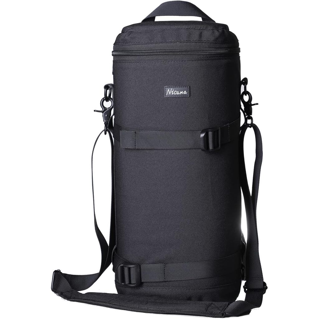 Pro Large Telephoto Lens Thick Padded Bag Case Pouch Protector for Tamron Sigma 150-600mm 50-500mm