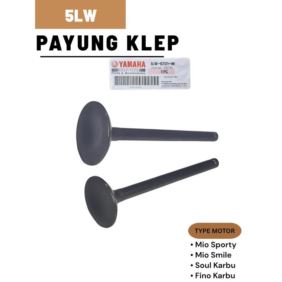 Klep Set Yamaha Mio Sporty Payung Klep Mio Smile Mio Soul Karbu 5LW 5TL Motorcycle Foto Asli