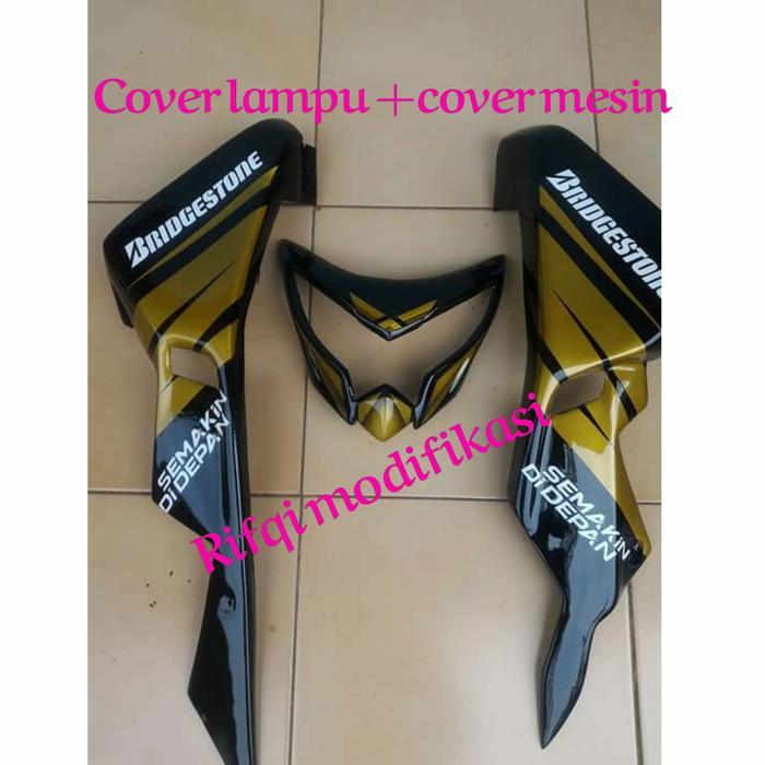 Cover Mesin Step Underbond & Cover Lampu Mx New 135