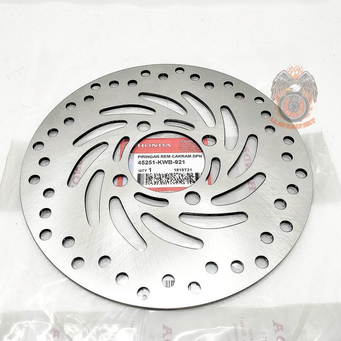 Piringan Cakram Rem Depan Honda Kwb Kualitas Asli Original Honda Revo Abs Absolute Revo Fit Blade