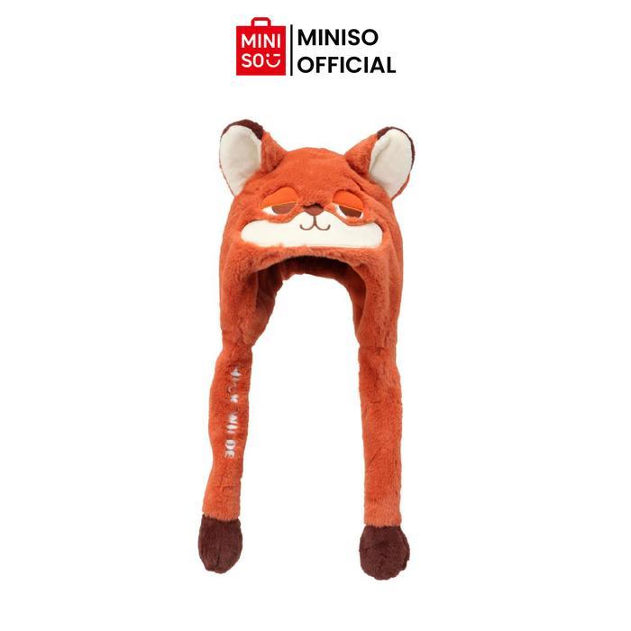 TERLENGKAP MINISO X Disney Zootopia Collection Hat with Moving Ears Topi Lucu Karakter Zootopia