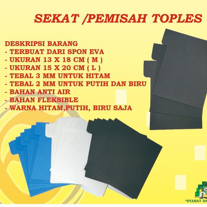 Ready Paket Soliter Toples Cupang / Sekat Toples Cupang / Pemisah Toples Cupang