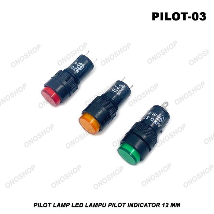 Pilot Lamp Led Lampu Pilot Indicator 12 mm