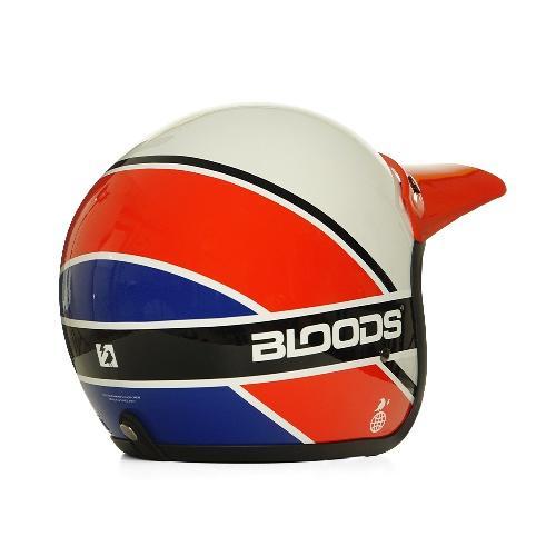 Bloods Reg Helmet Serpent Helmet Red White