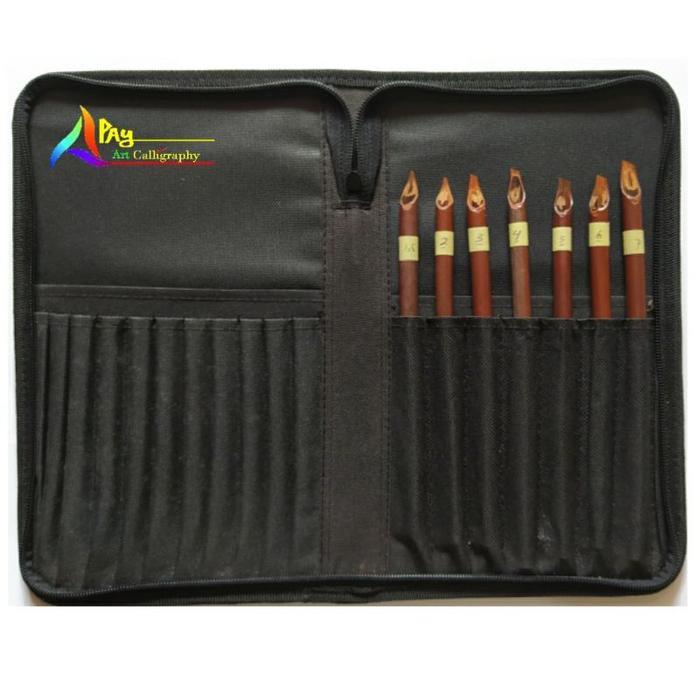Paket Alat Kaligrafi 1 (set kalam handam + tas)