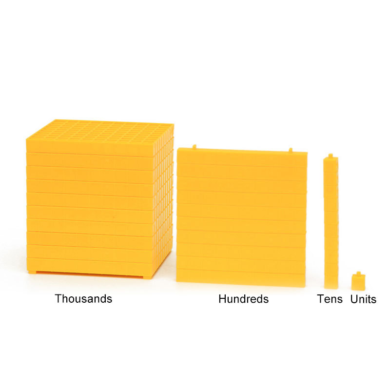 Montessori Learning Education Math Toys Montessori Decimal Cube