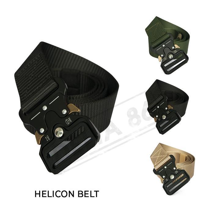 SABUK TACTICAL / SABUK HELICON BESI HIJAU SABUK KAIN PRIA GESPER